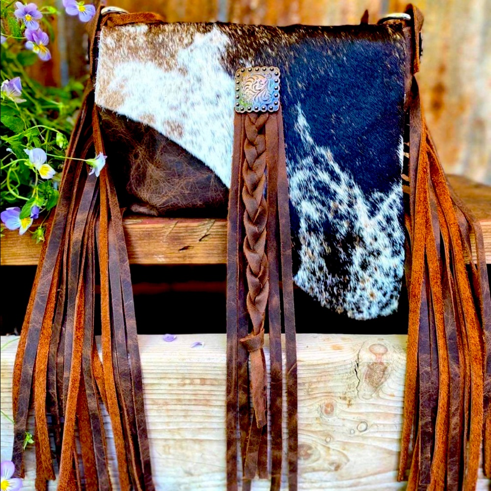 Leather cross body
